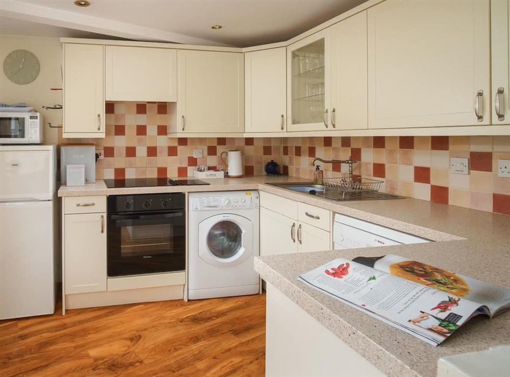 Kitchen area at Lark in Wooton Fitzpaine, near Charmouth, Dorset