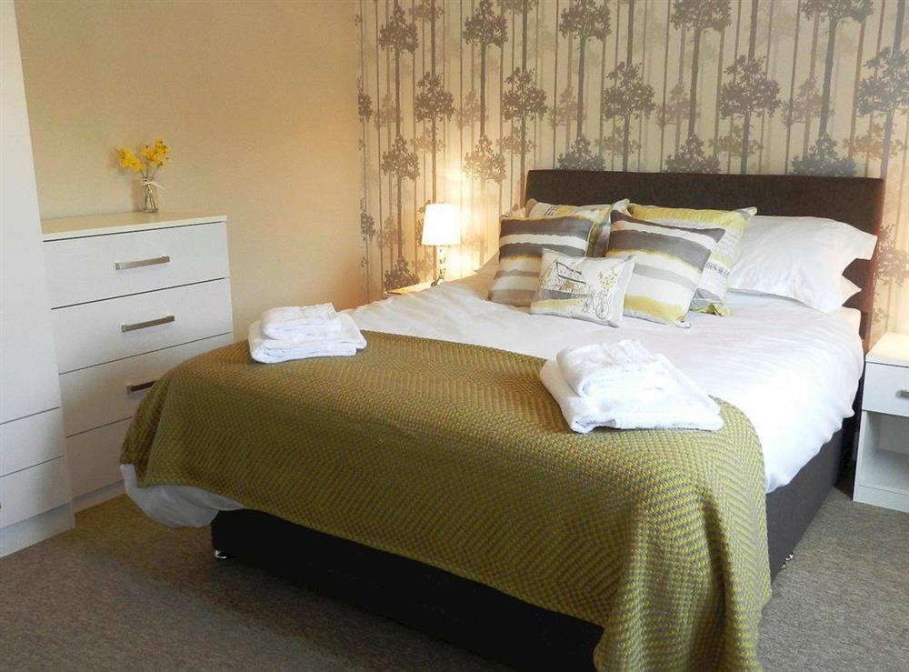 Double bedroom at Larkfield in Lamlash, Isle of Arran, Scotland