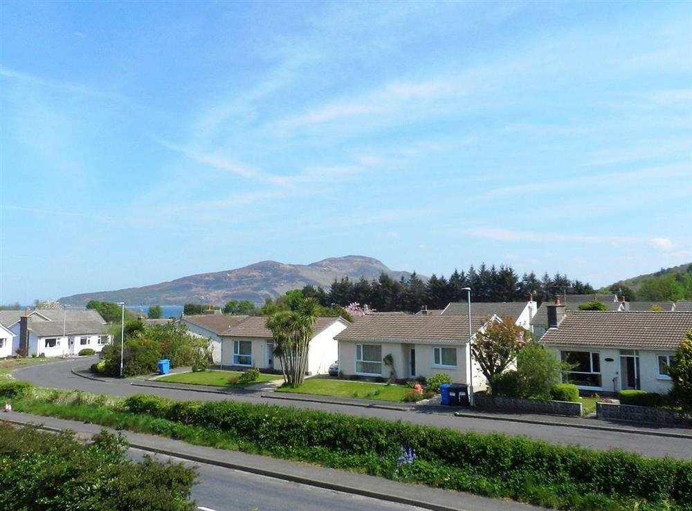 View at Larkfield in Lamlash, Isle of Arran, Scotland