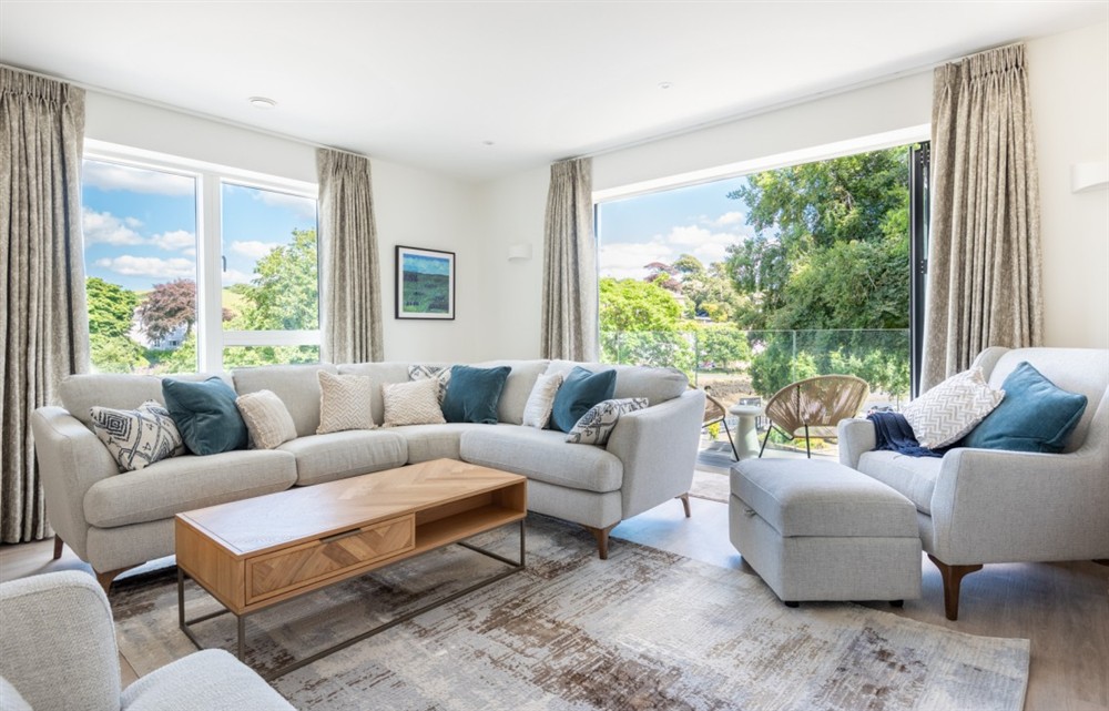 Enjoy the living room at Larkrise in Kingsbridge