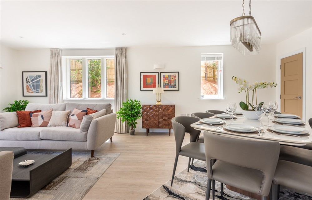 Relax in the living area (photo 2) at Larkrise in Kingsbridge