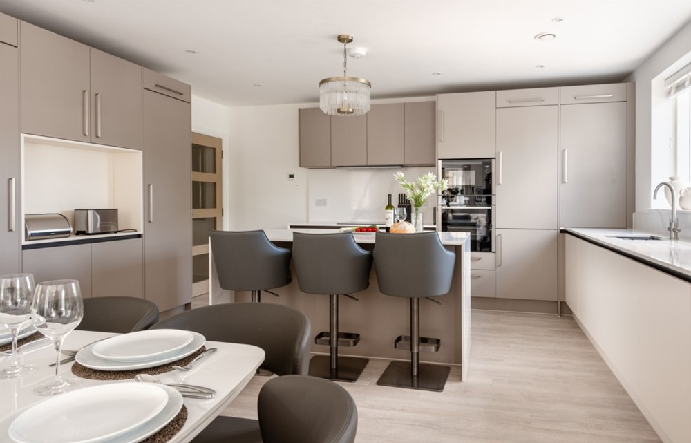 The kitchen at Larkrise in Kingsbridge