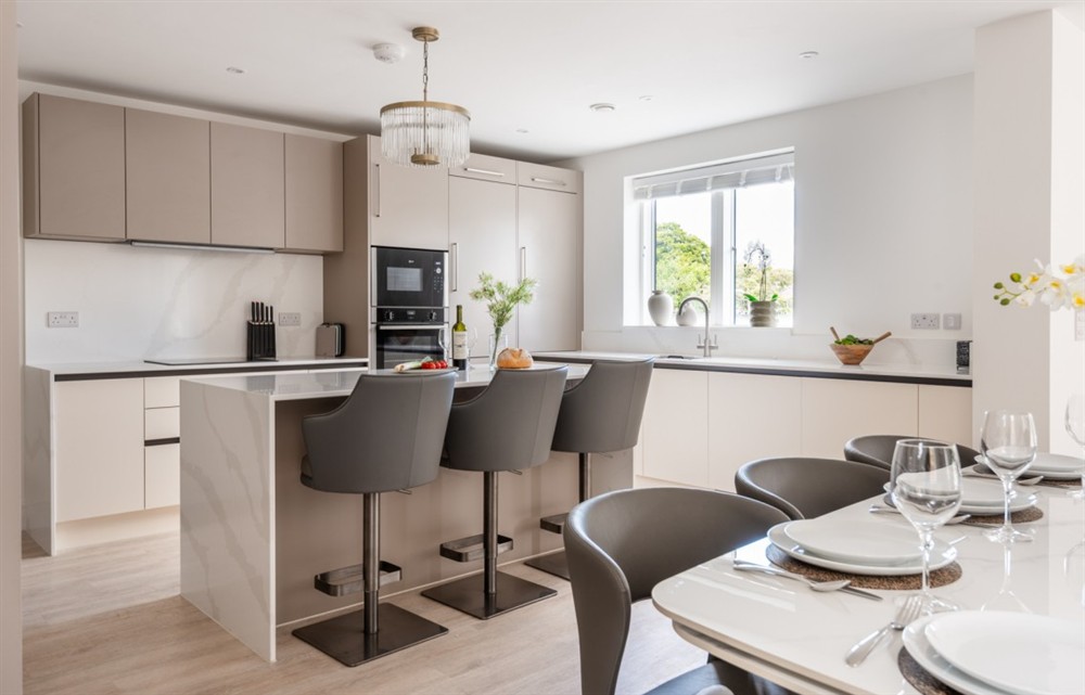 This is the kitchen at Larkrise in Kingsbridge