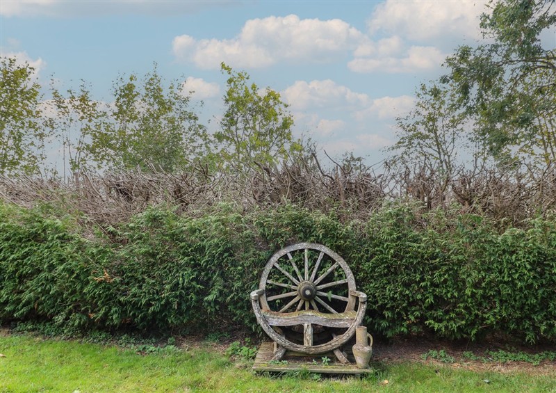 Enjoy the garden at Larkspur Cottage, Huttoft