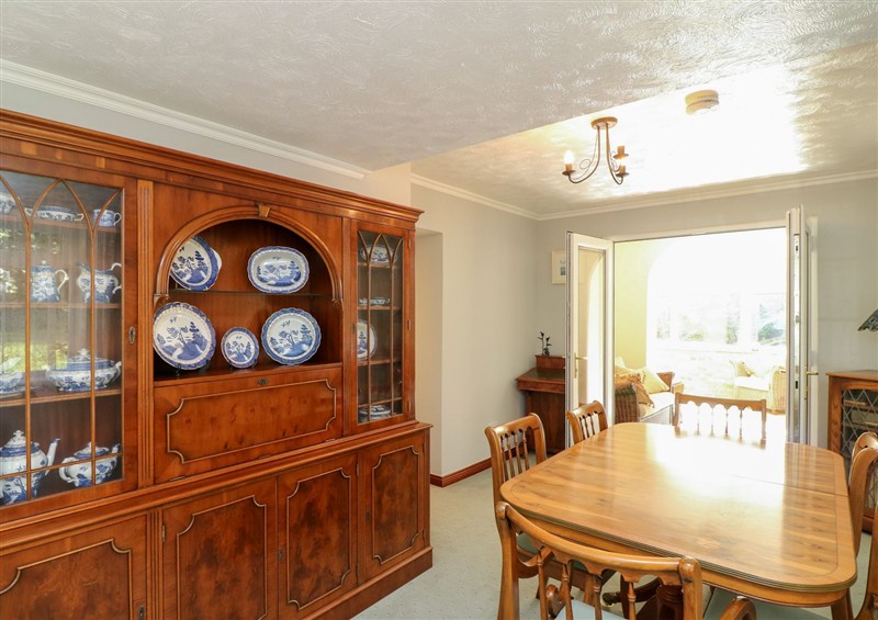 The dining room at Larkspur Cottage, Huttoft