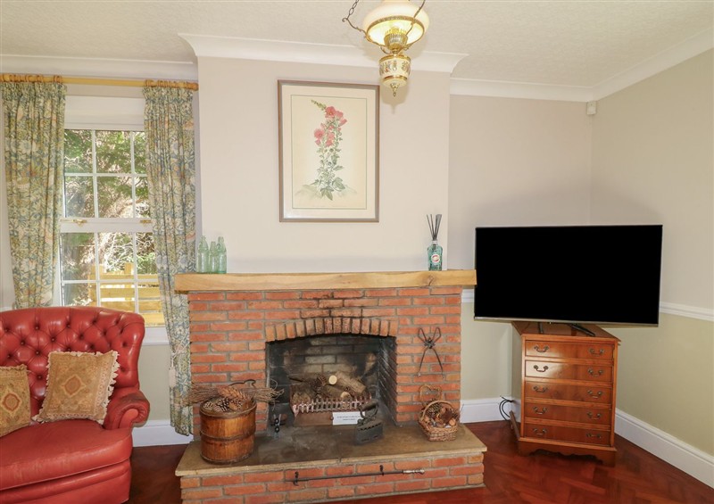 The living room at Larkspur Cottage, Huttoft