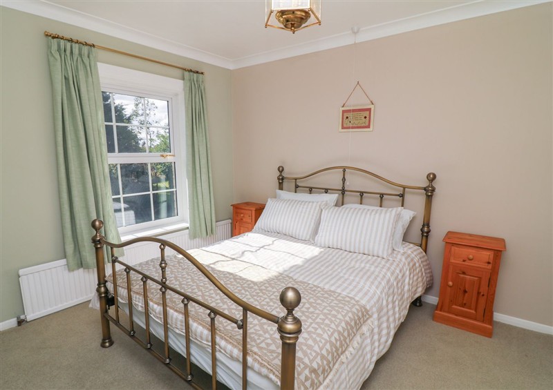 This is a bedroom at Larkspur Cottage, Huttoft