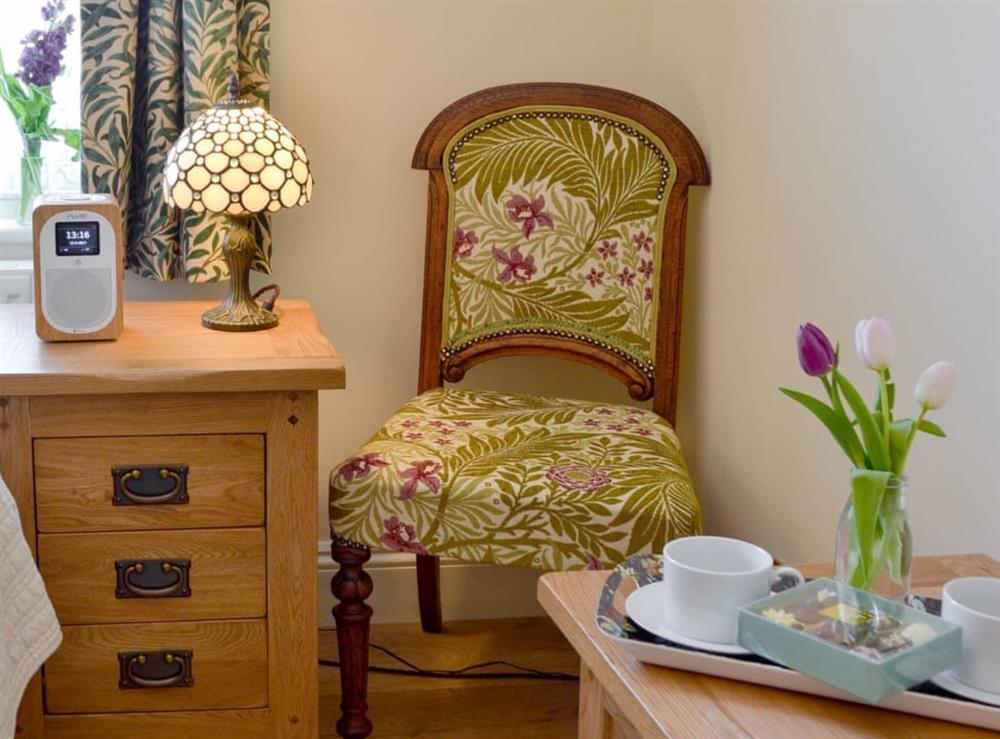 Comfy double bedroom at Larkspur in St Leonards-on-Sea, near Hastings, East Sussex