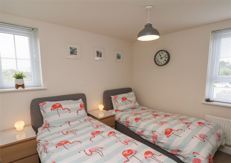 This is a bedroom at Larpool Retreat, Whitby