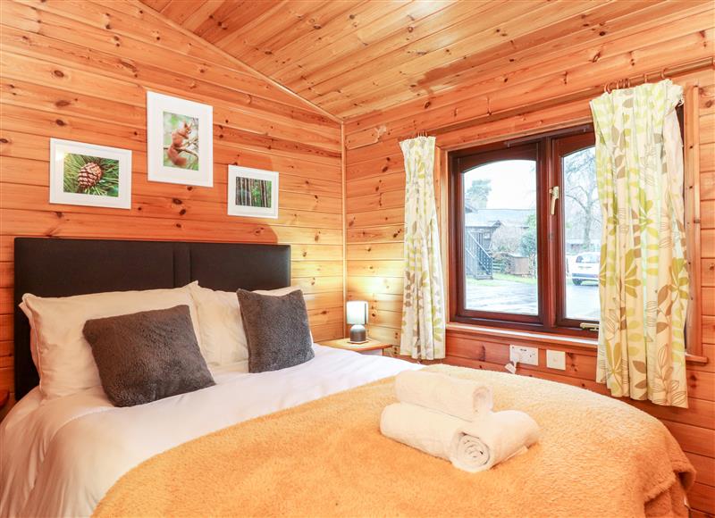 One of the bedrooms at Latrigg Lodge, Keswick