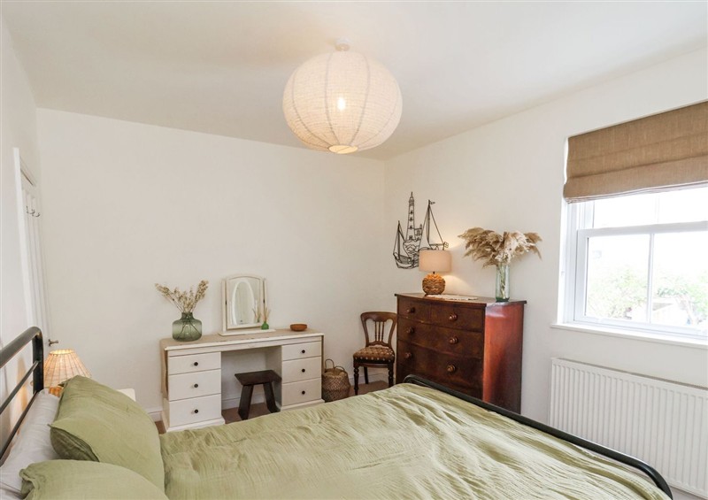 One of the bedrooms at Launchers Cottage, Scarborough