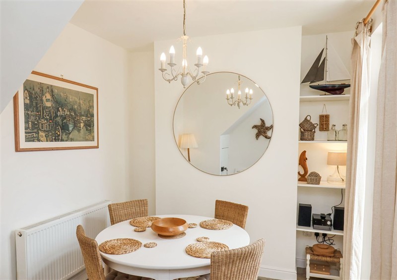 The dining room at Launchers Cottage, Scarborough
