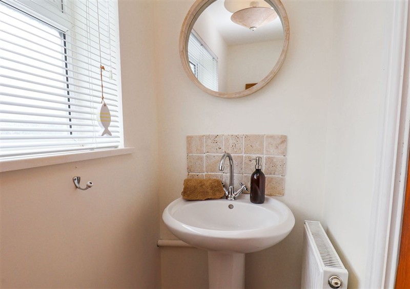 This is the bathroom at Launchers Cottage, Scarborough