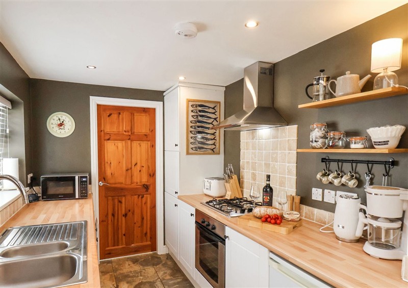 This is the kitchen at Launchers Cottage, Scarborough