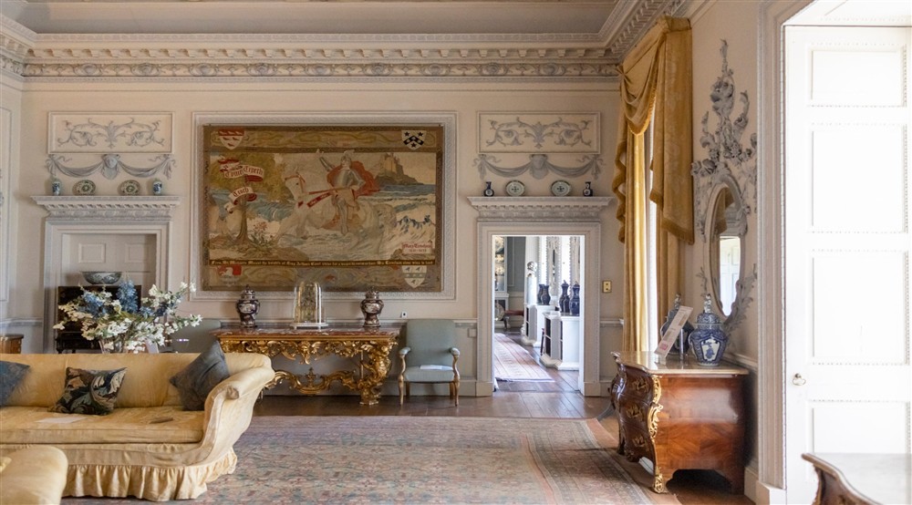 Room view of the Drawing Room at Laundry Cottage in Morpeth, Northumberland
