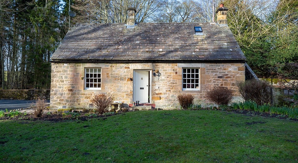 The exterior of Bolt Cottage, Wallington at Laundry Cottage in Morpeth, Northumberland