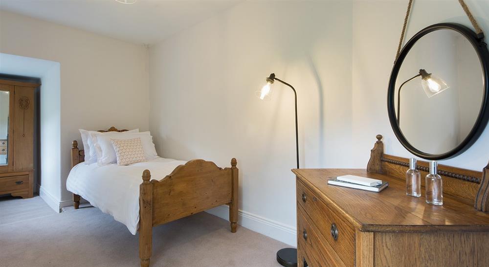 The single bedroom at Laundry Cottage in Morpeth, Northumberland