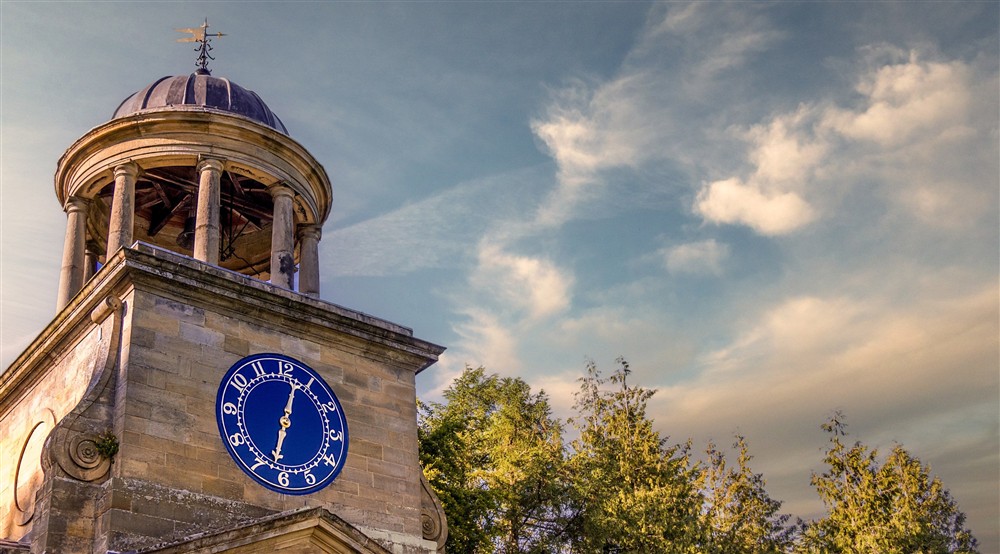 The top of the Clocktower cafe on the Wallington estate, near Laundry Cottage, Northumberland at Laundry Cottage in Morpeth, Northumberland