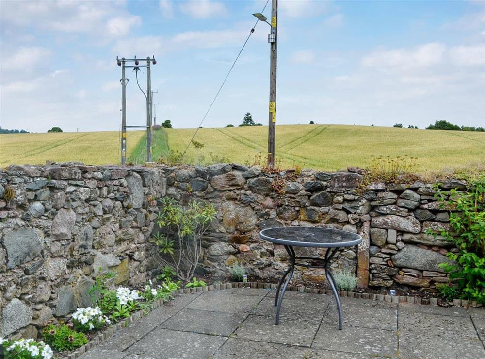 Patio at Laurel Bank in Alyth, near Blairgowrie, Perthshire