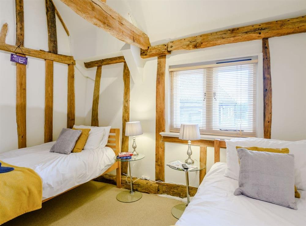 Twin bedroom at Laurel Barn in Tacolneston, near Wymondham, Norfolk