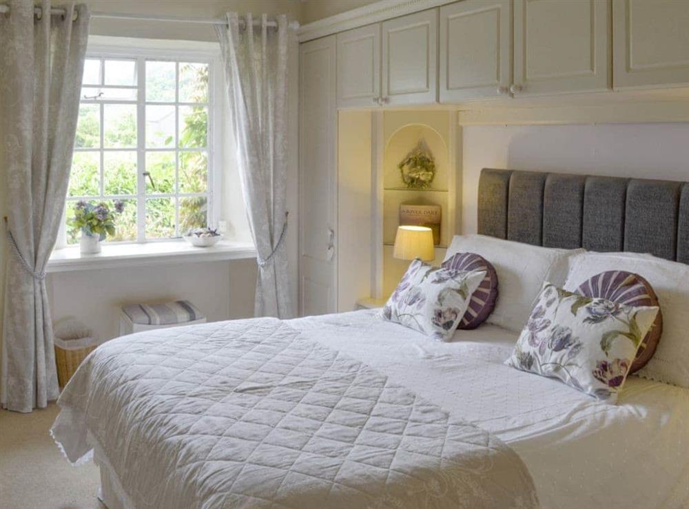 Comfortable double bedroom at Laurel Cottage in Stoke Gabriel, South Devon., Great Britain