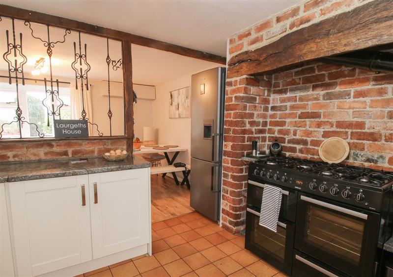 This is the kitchen at Laurgeths House, Bishops Castle
