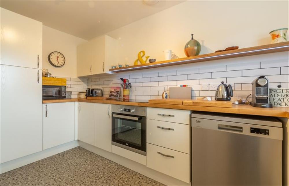 Ground floor: Kitchen is well-equipped at Lavandula, Burnham Market near Kings Lynn