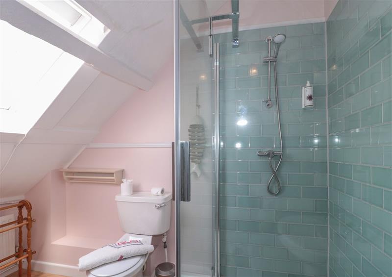 This is the bathroom at Lavendar Cottage, Lyme Regis