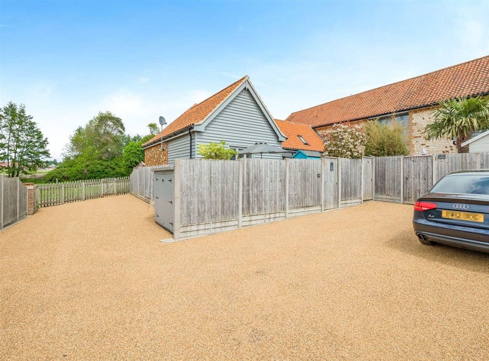 Parking at Lavender Barn in Heacham, Norfolk