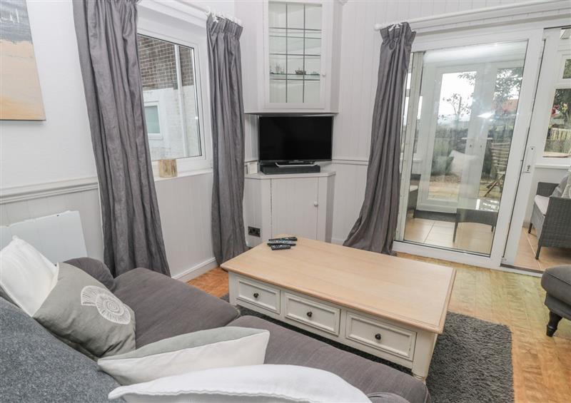 The living area at Lavender Cottage, Beadnell