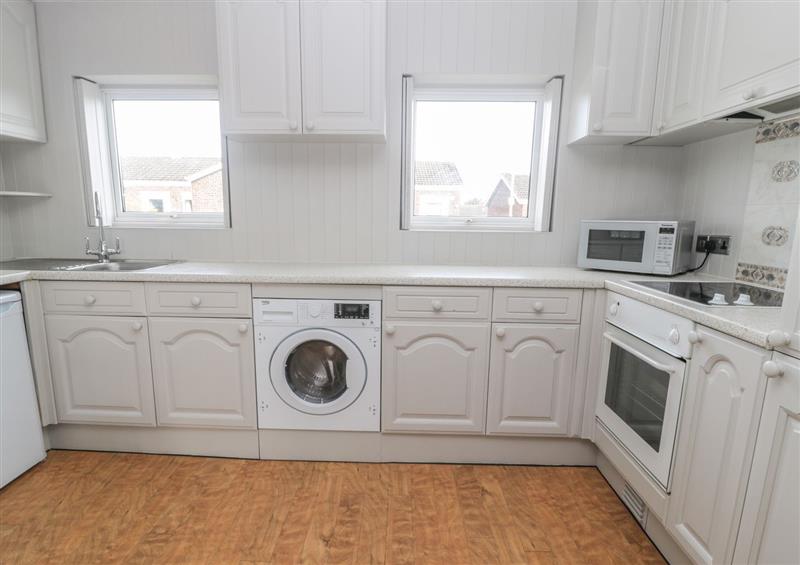 This is the kitchen at Lavender Cottage, Beadnell