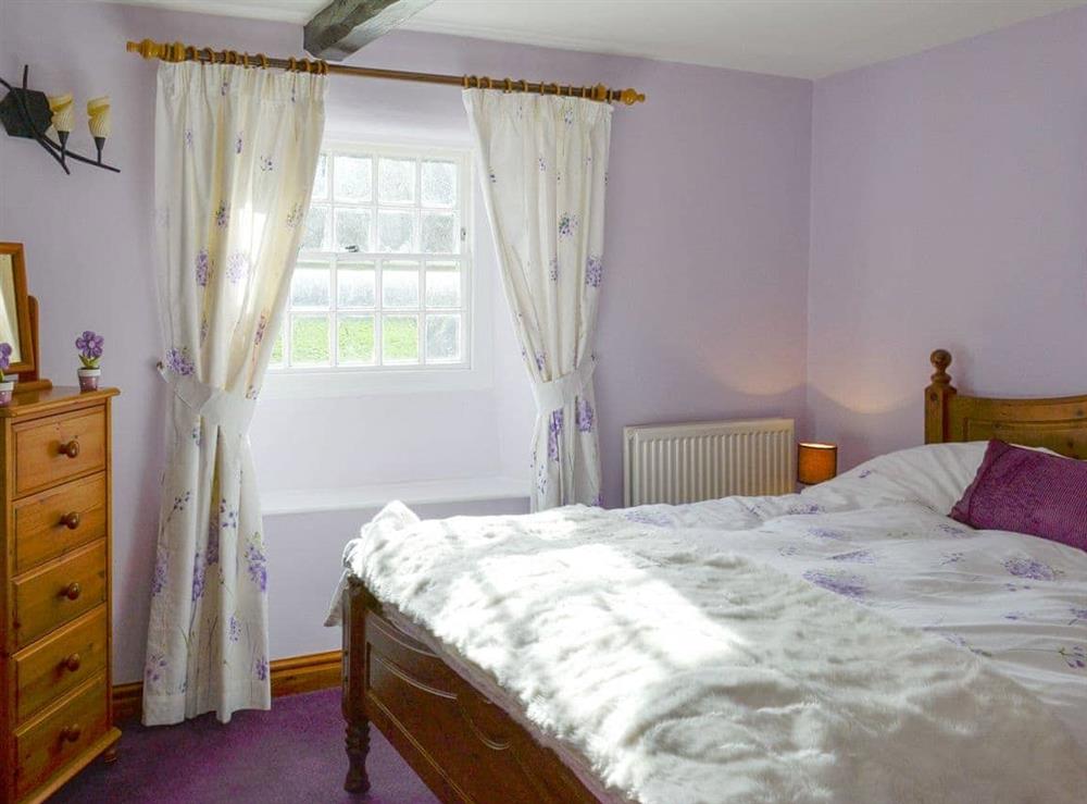 Peaceful double bedroom at Lavender Cottage in Bewerley, near Pateley Bridge, North Yorkshire