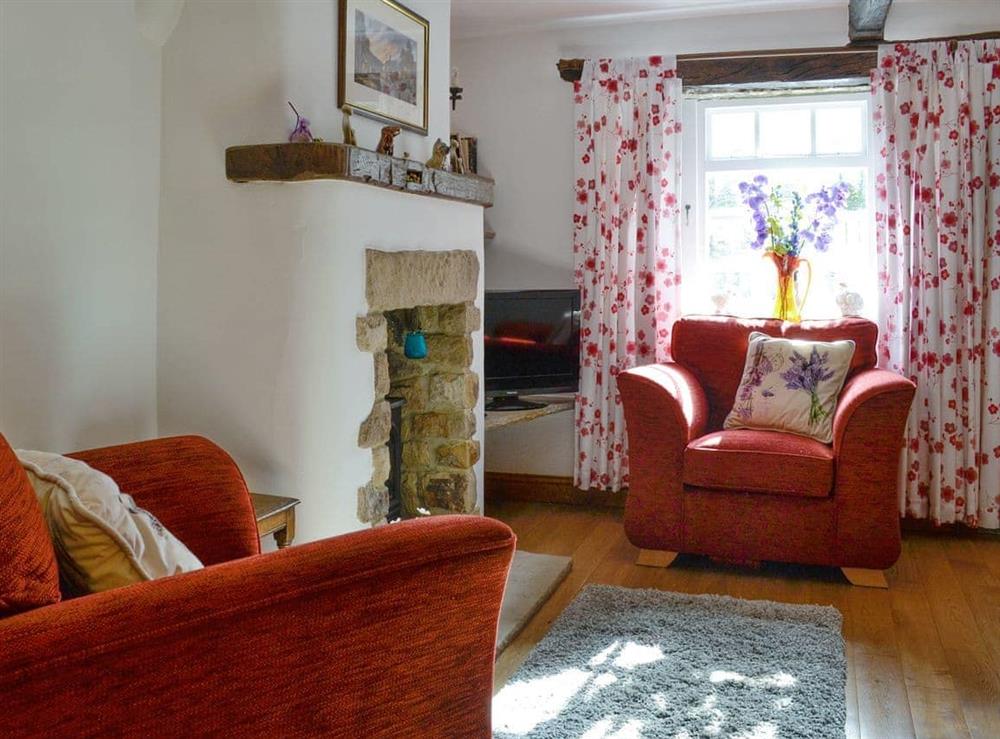 Welcoming living room at Lavender Cottage in Bewerley, near Pateley Bridge, North Yorkshire
