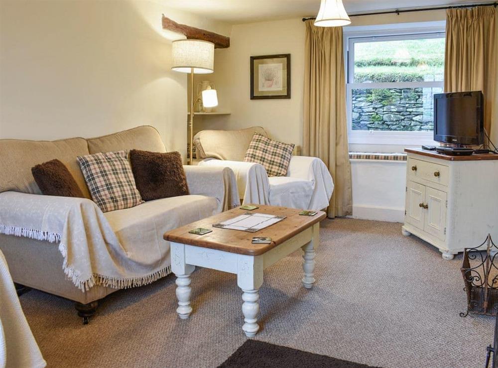 Living area at Lavender Cottage in Bowness-near-Windermere, Crosthwaite, Cumbria