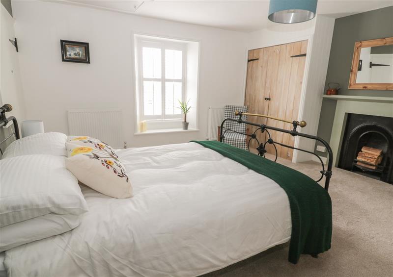 One of the bedrooms at Lavender Cottage, Glanton