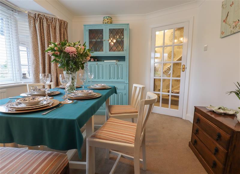 The dining room at Lavender Cottage, Hailsham