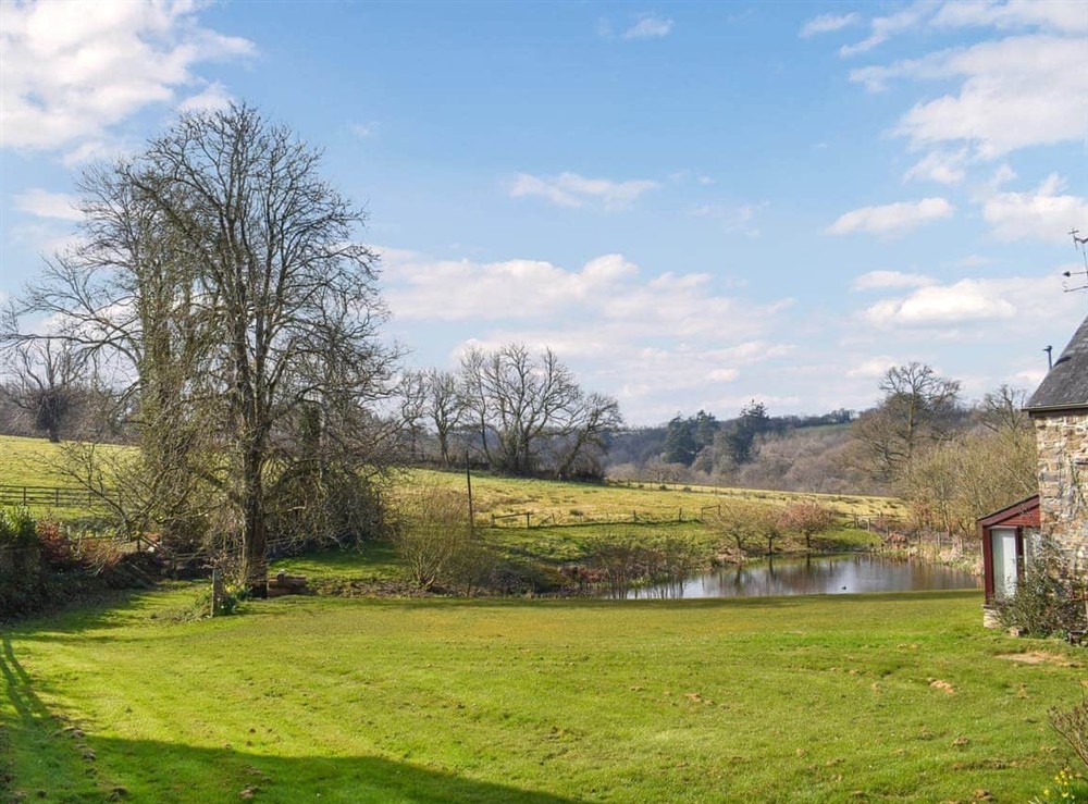 View at Lavender Cottage in Inwardleigh, near Okehampton, Devon