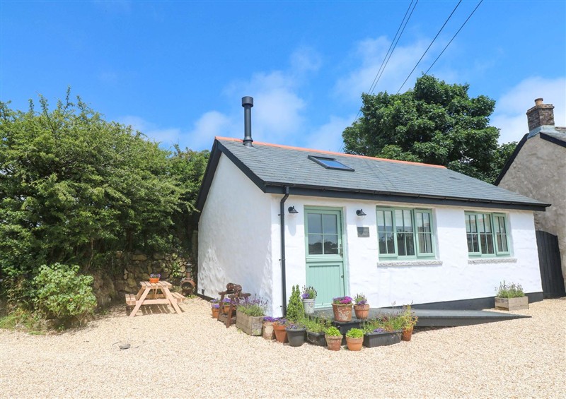 Outside Lavender Cottage at Lavender Cottage, Lower Porkellis near Helston