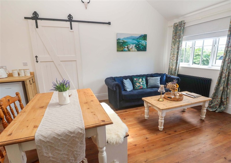 The living area at Lavender Cottage, Lower Porkellis near Helston