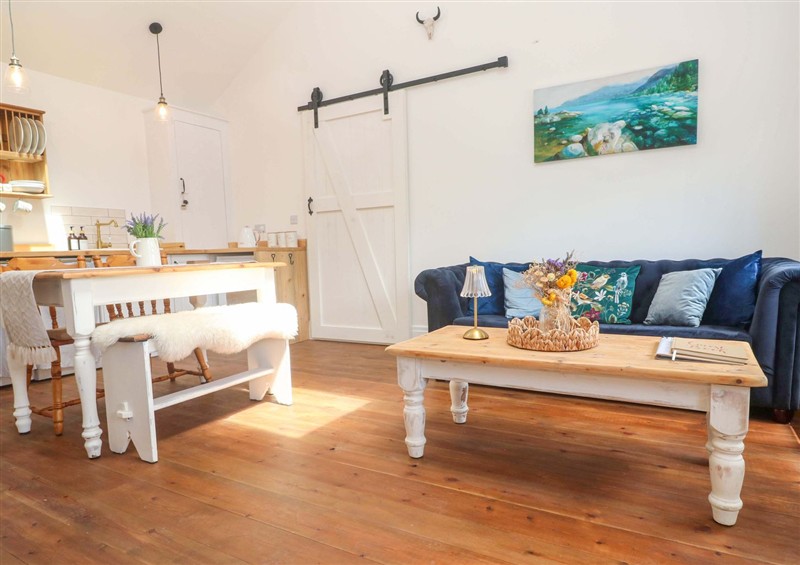 The living room at Lavender Cottage, Lower Porkellis near Helston