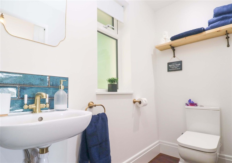 This is the bathroom at Lavender Cottage, Lower Porkellis near Helston
