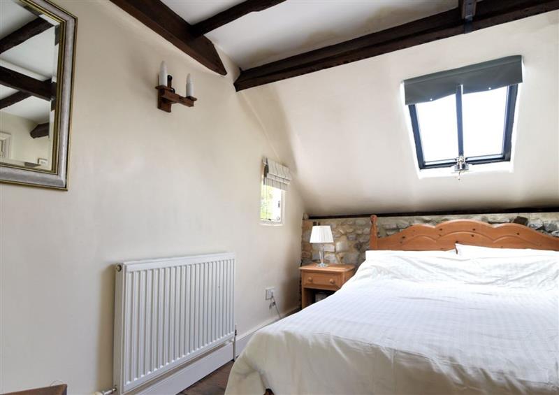 One of the bedrooms at Lavender Cottage, Lyme Regis
