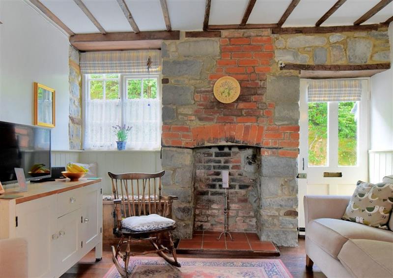 The living room at Lavender Cottage, Lyme Regis