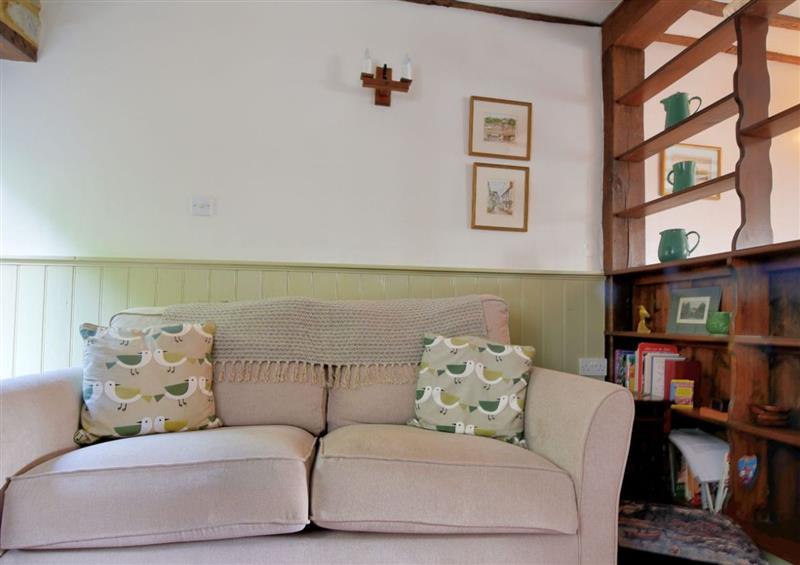 This is the living room at Lavender Cottage, Lyme Regis