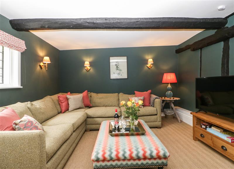 Enjoy the living room at Lavender Cottage, Madresfield near Malvern