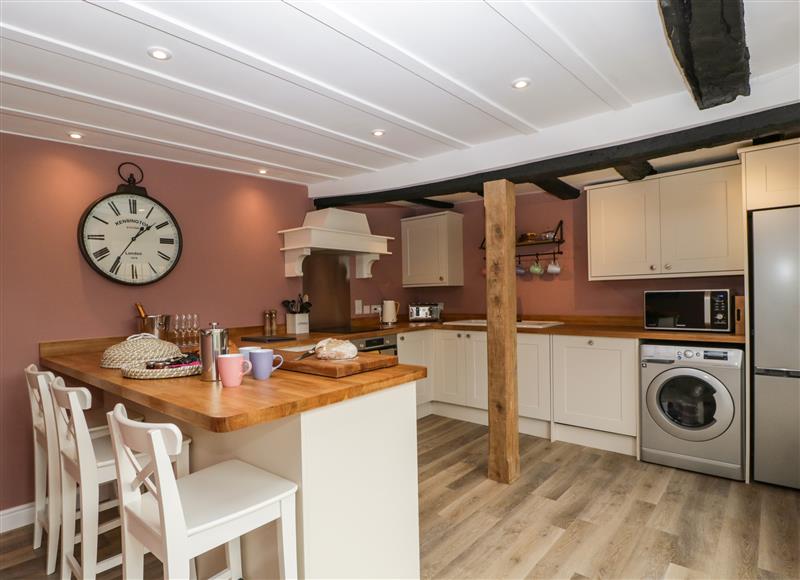 This is the kitchen at Lavender Cottage, Madresfield near Malvern