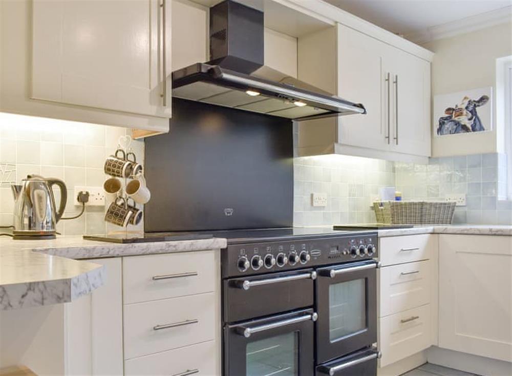 Comprehensively equipped kitchen at Lavender Cottage in Winterton-on-Sea, near Great Yarmouth, Norfolk