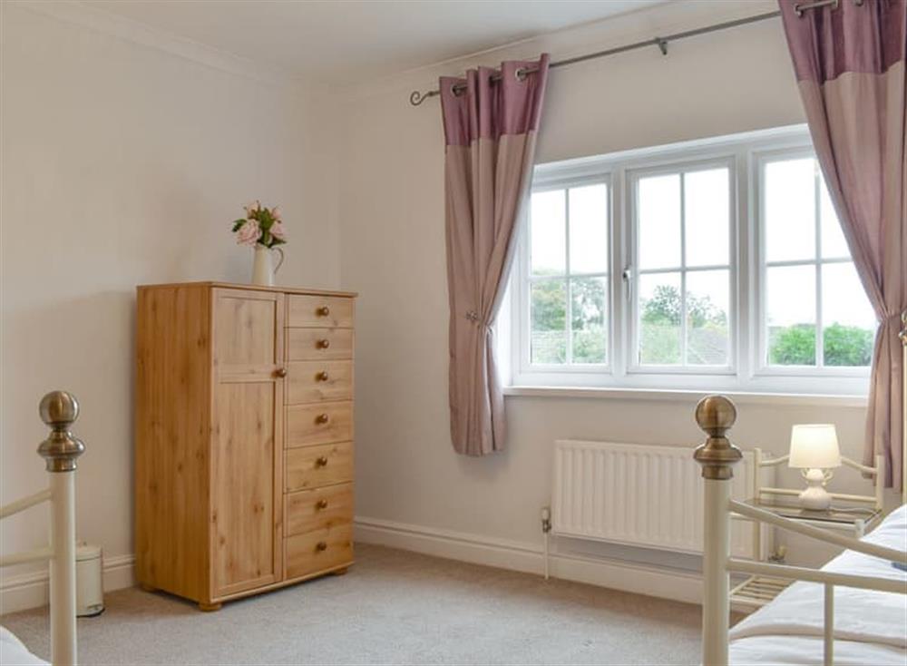 Spacious second twin bedroom at Lavender Cottage in Winterton-on-Sea, near Great Yarmouth, Norfolk