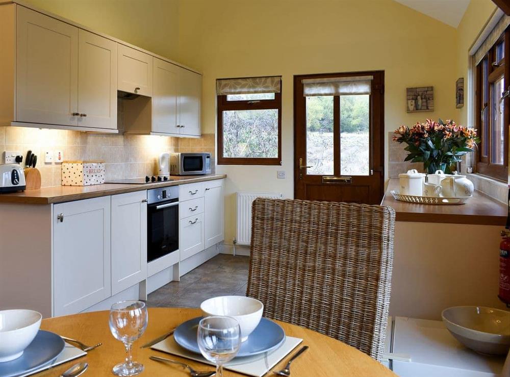 Kitchen and dining area at Lavender Lea in Landford, near Salisbury, Wiltshire