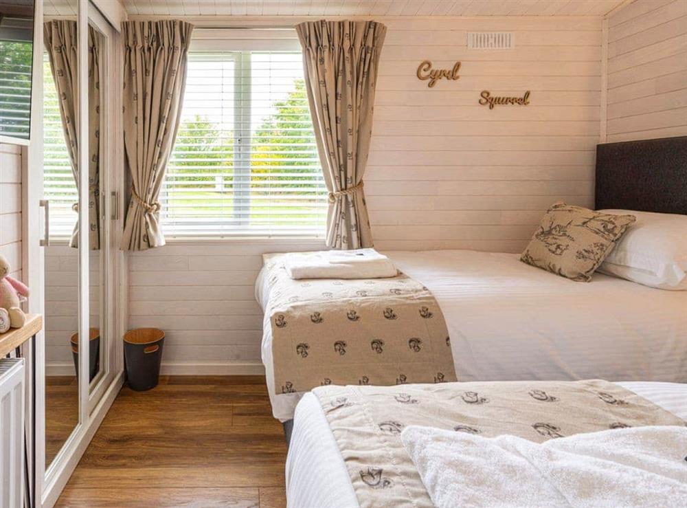 Twin bedroom at Lavender Lodge in Derby, Derbyshire
